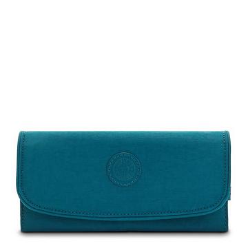 Kipling Money Land Snap Portefeuille Turquoise | België 1426WN